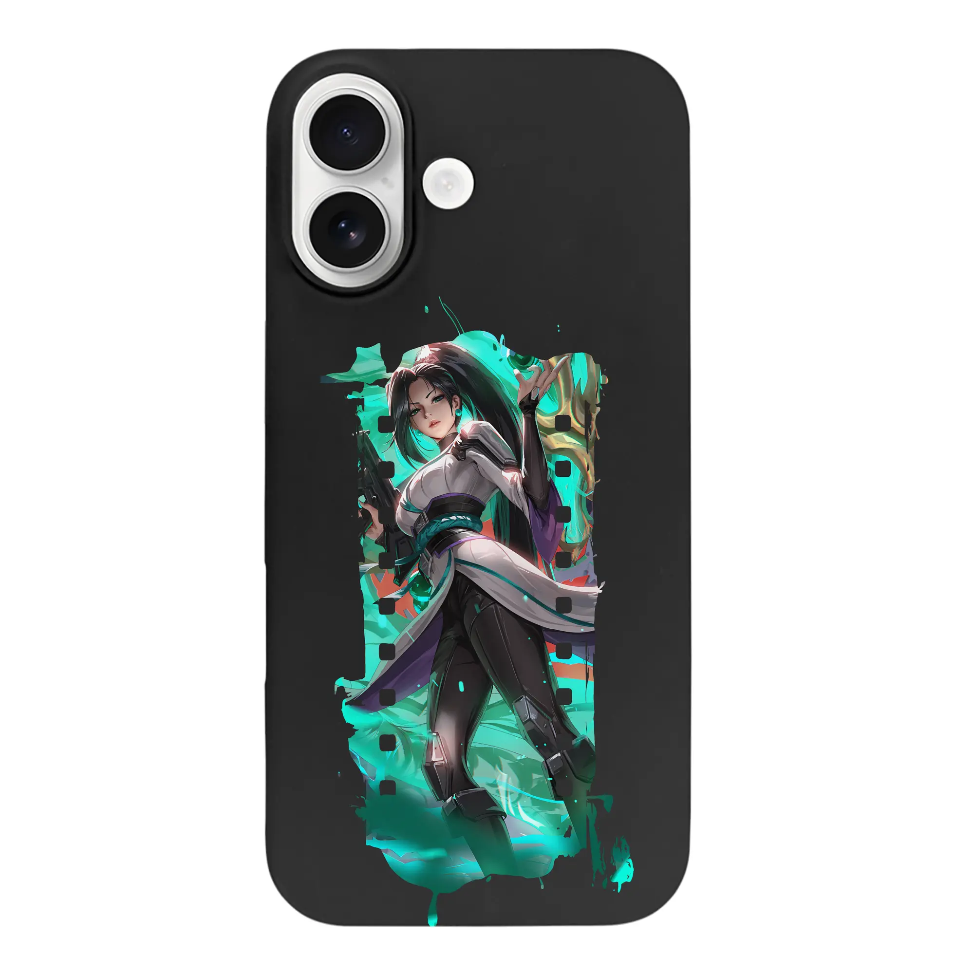 VALORANT グッズ,セージ - iPhone 17 シリーズ シリコンケース 薄型 耐衝撃 指紋防止 ソフトタッチカバー 精密フィット 傷防止 保護ケース iPhone 17/17 Air/17 Pro/17 Pro Max 対応